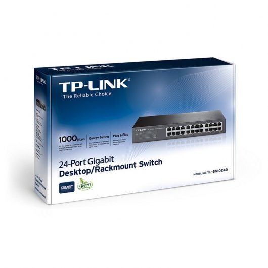 Switch Gigabit desktop/montaggio a 24 porte TP-Link Gigabit Ethernet non gestito