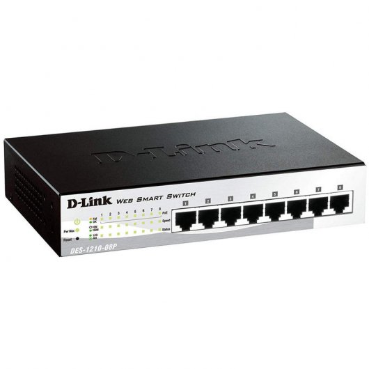 Switch D-Link DES-1210-08P 8 porte 10/100 PoE