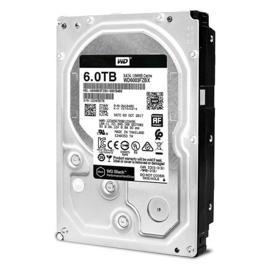 WD Black 3.5" 6TB SATA 3