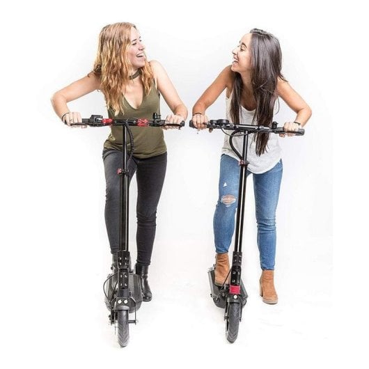 Patinete eléctrico IC Electric Q5 1000W Autonomía 50km Doble freno disco Display Negro/Rojo