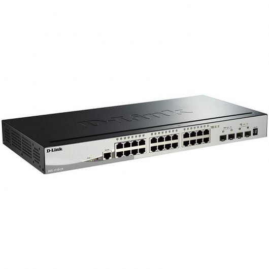 D-Link DGS-1510-28 Switch Gestionable 24 Puertos Gigabit + 2 Puertos Gigabit SFP + 2 Puertos 10G SFP+