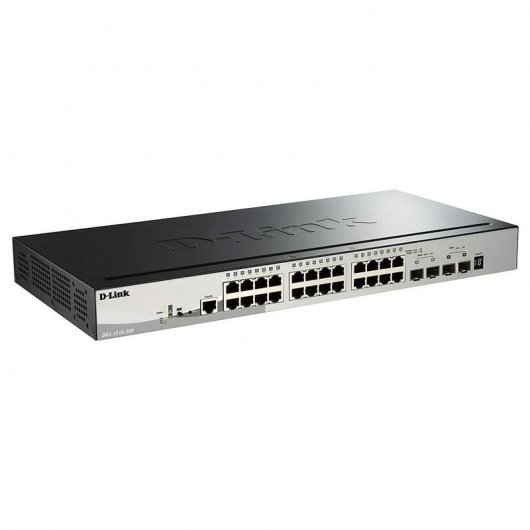 Switch gestito D-Link DGS-1510-28P 24 porte Gigabit PoE + 2 SFP 1000 Mbps + 2 10G SFP+