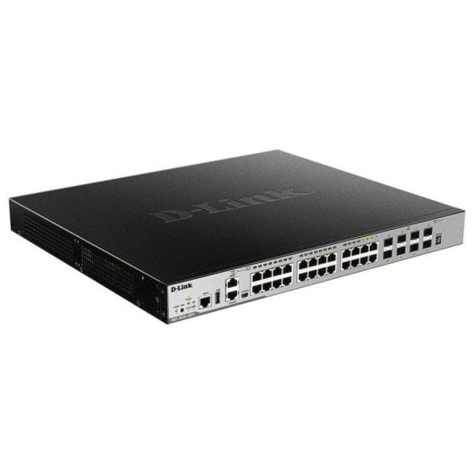 D-Link DGS-3630-28PC/SI Switch Gestionable 20 Puertos Gigabit PoE + 4 SFP 1000 Mbps + 4 10GbE SFP+
