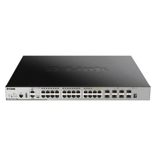 D-Link DGS-3630-28PC/SI Switch Gestionable 20 Puertos Gigabit PoE + 4 SFP 1000 Mbps + 4 10GbE SFP+