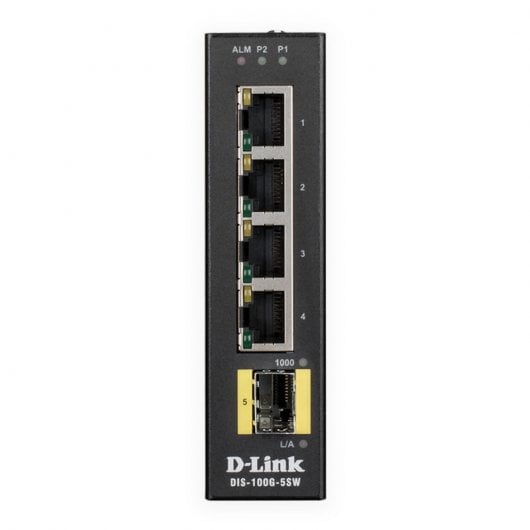 D-Link DIS-100G-5SW Switch Industrial No Gestionable 4 Puertos Gigabit + 1 Puerto SFP