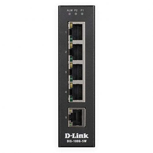 D-Link DIS-100G-5W Switch Industrial No Gestionable 5 Puertos Gigabit