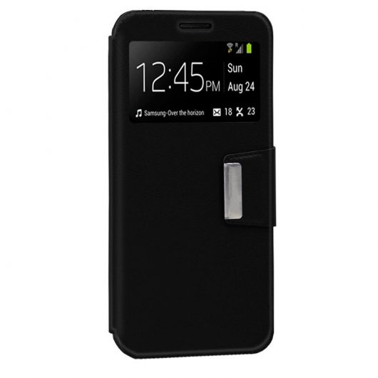  Cool Funda Flip Cover Liso Negra para Huawei Mate 20