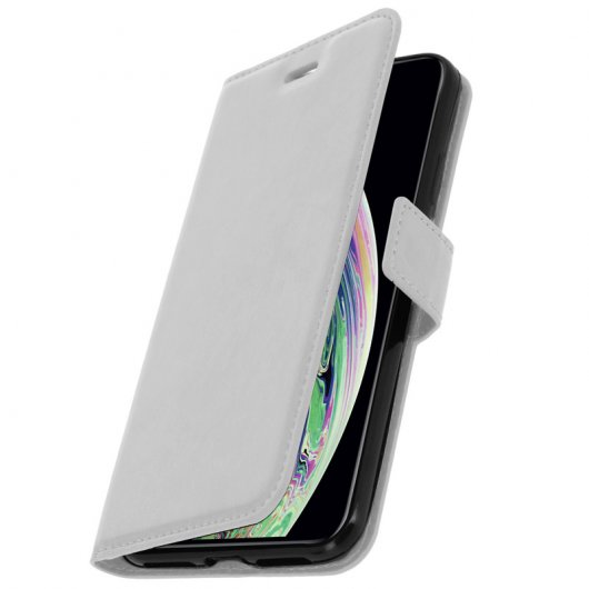 Avizar Funda Tipo Libro Cartera Blanca para Apple iPhone XS Max