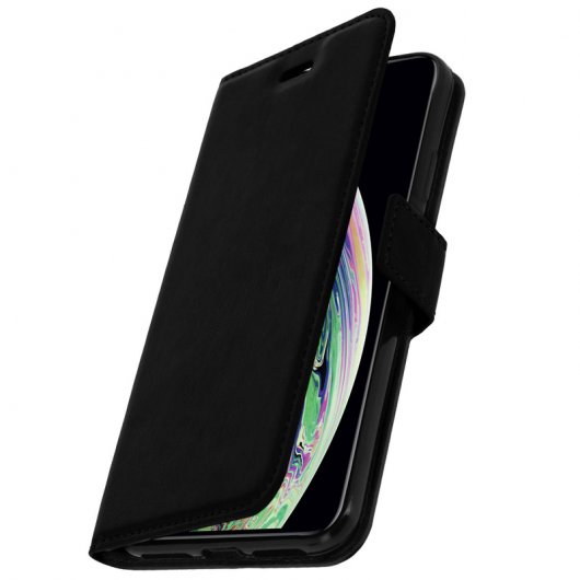 Avizar Funda Tipo Libro Cartera Negra para Apple iPhone XS Max