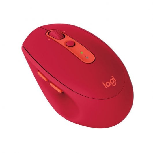 Logitech M590 Silent Ratón Inalámbrico Multidispositivo 1000DPI Rojo
