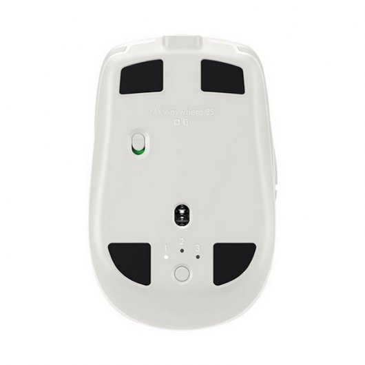 Logitech MX Anywhere 2S Ratón Inalámbrico 4000DPI Blanco/Gris