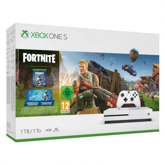 Microsoft Xbox One Consola S 1TB + Fortnite
