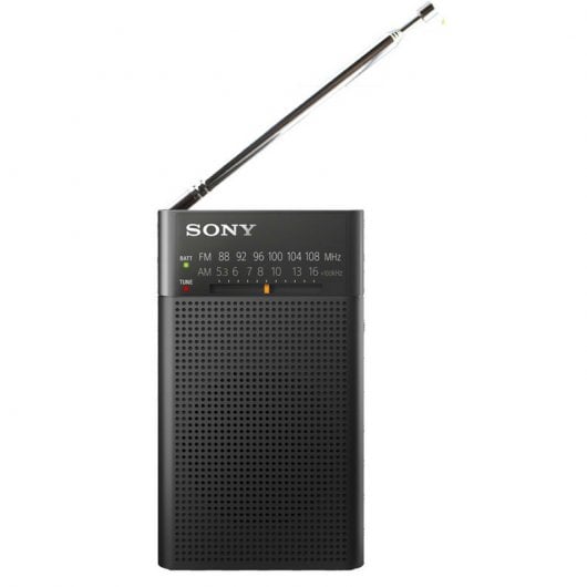 Sony CF-P26 Radio Portátil Analógica Negro
