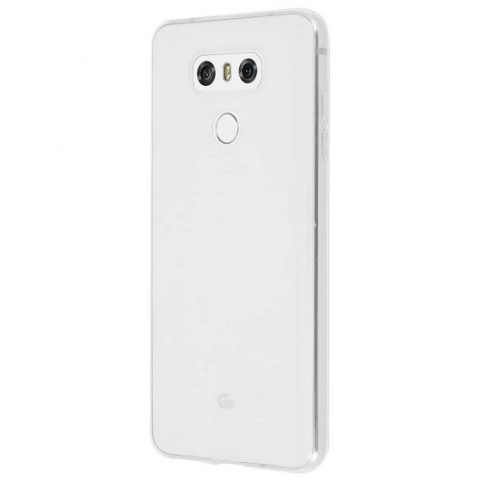 Avizar Funda de Silicona Transparente + Cristal Templado para LG G6
