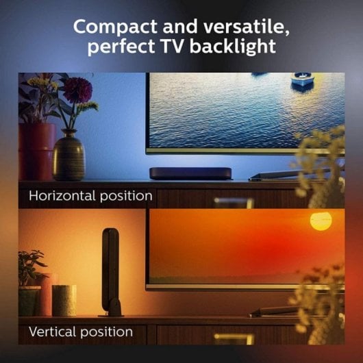 Barre lumineuse Philips Hue Play LED 530 lm RGB Extension ZigBee Noir Compatible Android iOS