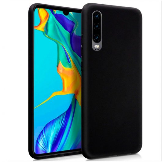 Cool Funda Silicona Negra para Huawei P30