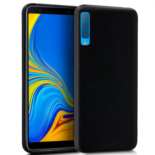 Cool Funda Silicona Negra para Samsung Galaxy A7