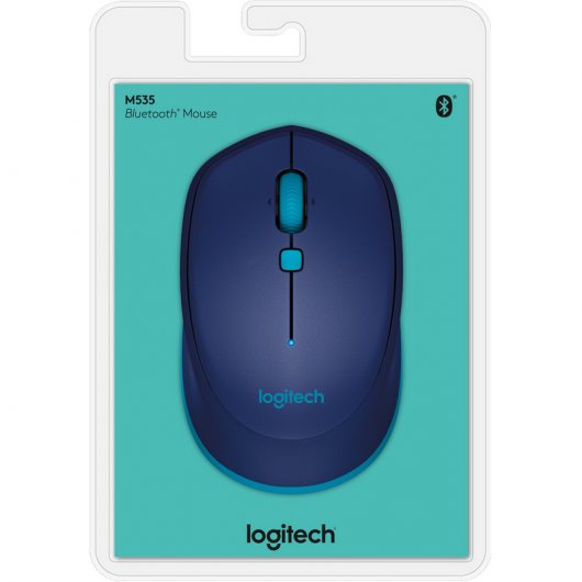 Logitech M535 Ratón Bluetooth Ambidiestro 1000DPI Azul