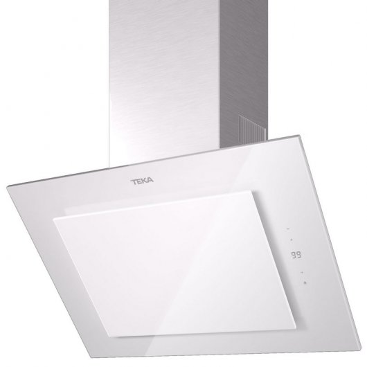 Teka DVT 785 Campana Decorativa Vertical 70cm de Cristal Blanco