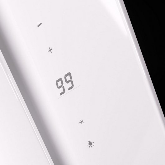 Teka DVT 785 Campana Decorativa Vertical 70cm de Cristal Blanco