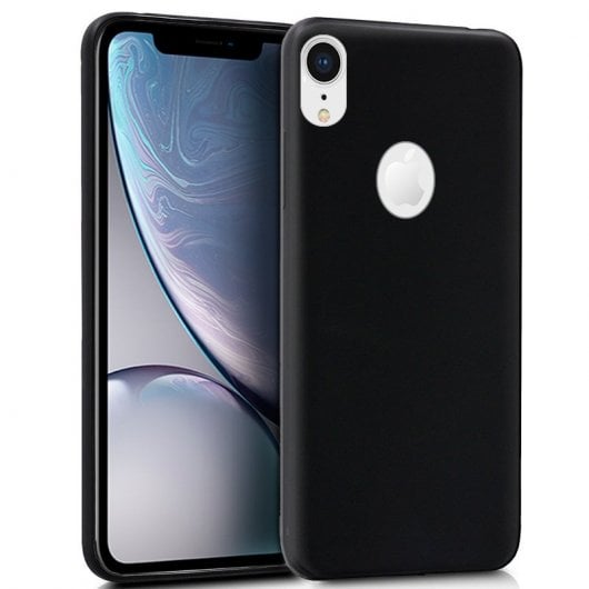 Cool Funda Silicona Negra para iPhone XR 