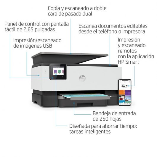 HP OfficeJet Pro 9010 Multifunción Wifi