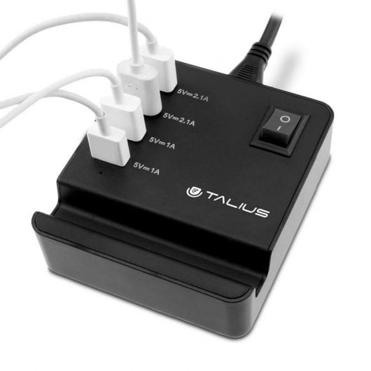 Talius CHA-4003 Cargador USB 2A 4 Puertos