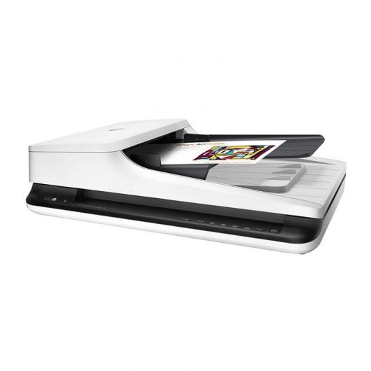 HP Scanjet Pro 2500 f1 Scanner piano e ADF 1200 x 1200 DPI A4 Nero, Bianco