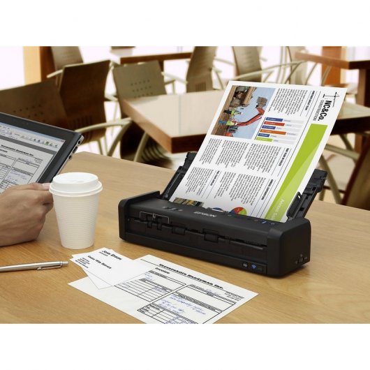 Epson WorkForce DS-360W Escáner de Documentos Portátil WiFi