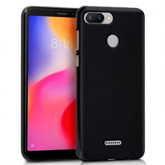 Cool Funda Silicona Negra para Xiaomi Redmi 6/6A
