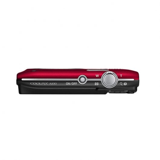Nikon Coolpix A100 20.1MP Rojo + Estuche + Palo Selfie