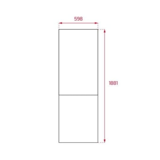Frigorífico Combi Teka NFL 345 C No Frost 188cm 310L E Branco