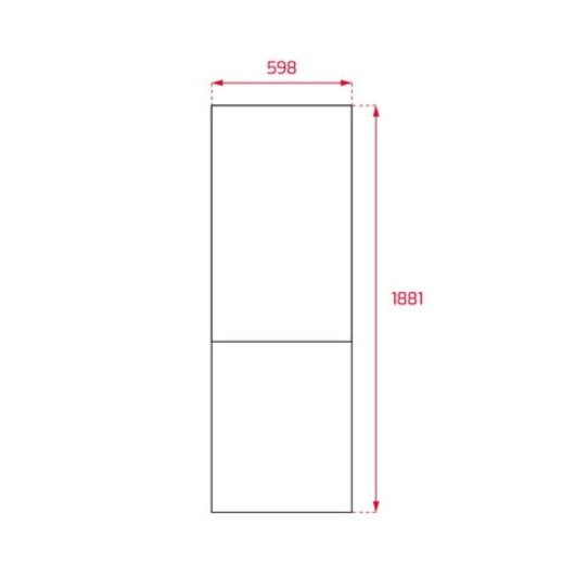 Teka NFL 345 C Kombi-Kühlschrank E Edelstahl