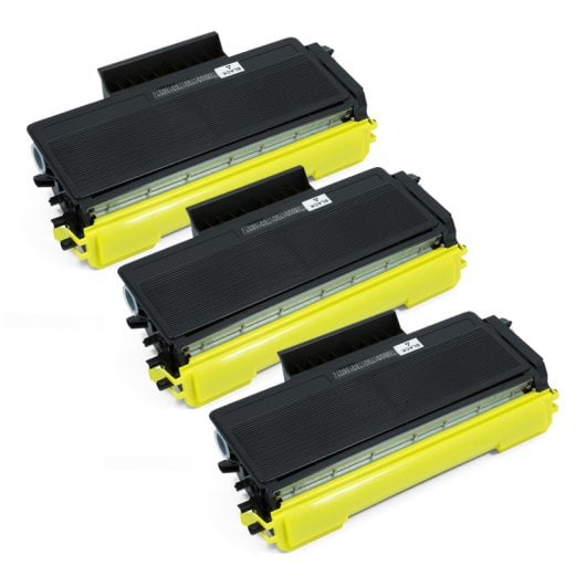 Zipzap Kompatible Tonerkartuschen für Brother TN3170/TN3280, Schwarz, 3er-Pack