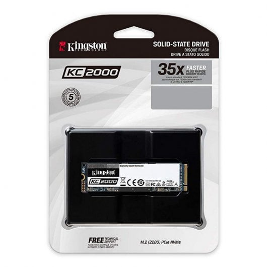 Kingston KC2000 250GB SSD M.2 NVMe PCIe