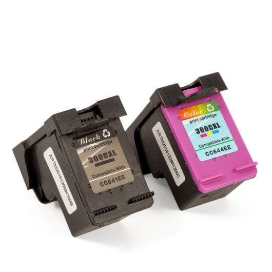 ZipZap HP 300XL Pack 2 Cartuchos Multicolor Compatibles HP