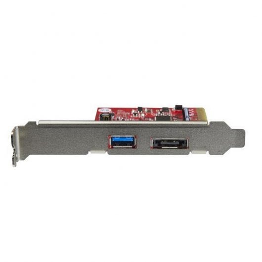 StarTech.com Scheda PCIe eSATA a 2 porte USB 3.1 (10Gbps) - 1x USB-A e 1x eSATA