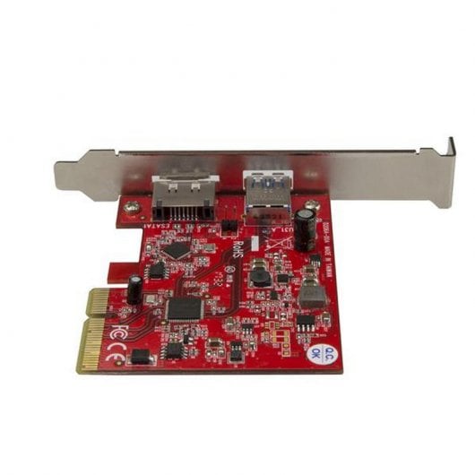 StarTech.com Scheda PCIe eSATA a 2 porte USB 3.1 (10Gbps) - 1x USB-A e 1x eSATA