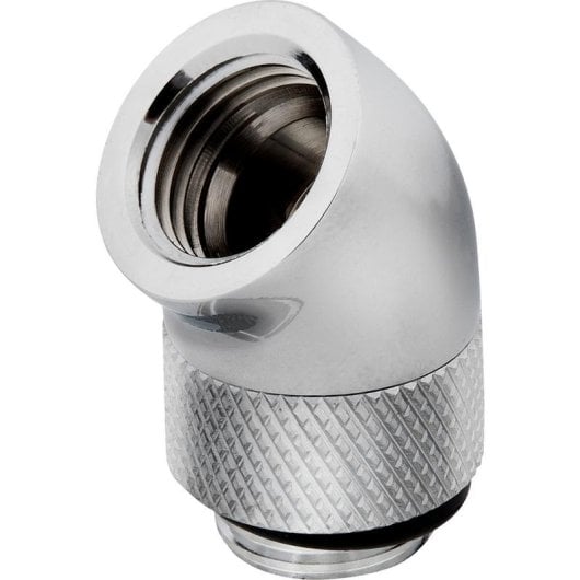 Flüssigkeitskühlung Corsair Hydro X Series 45° Drehadapter Chrom