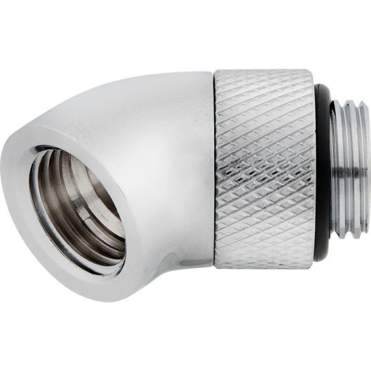 Flüssigkeitskühlung Corsair Hydro X Series 45° Drehadapter Chrom