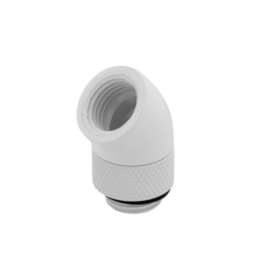Flüssigkeitskühlung Corsair Hydro X Series 45° Rotary Pack 2 Adapter Weiß