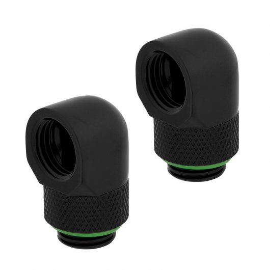 Corsair Hydro X Series 90° Rotary Pack 2 Adaptadores Preto