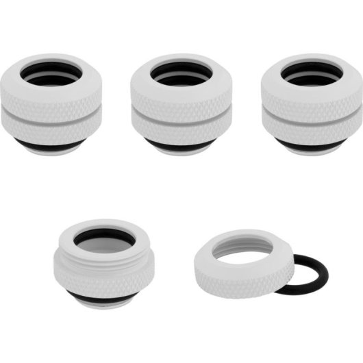 Refrigeração Líquida Corsair Hydro X Series XF 12mm OD Pack 4 Branco