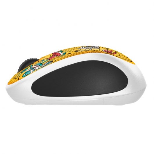 Logitech Doodle Collection M238 Ratón Inalámbrico Ambidiestro 1000DPI Amarillo