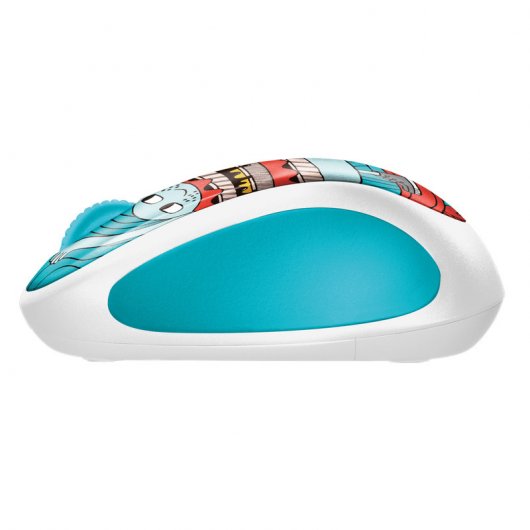 Logitech Doodle Collection M238 Ratón Inalámbrico Ambidiestro 1000DPI Azul