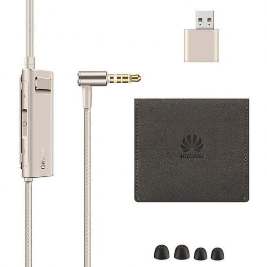 Huawei AM185 Auriculares Intrauditivos Oro con Cancelación Activa de Ruido