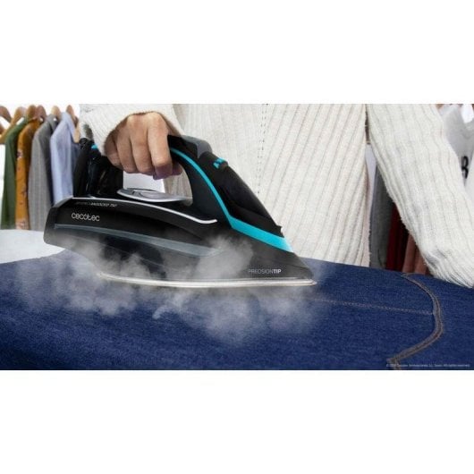 Ferro da Stiro Cecotec 3D ForceAnodized 750 Smart 3100W Schermo LCD Doppia Suola