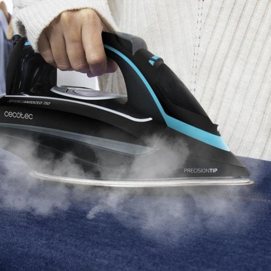 Ferro da Stiro Cecotec 3D ForceAnodized 750 Smart 3100W Schermo LCD Doppia Suola