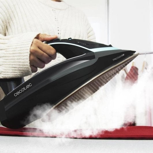 Ferro da Stiro Cecotec 3D ForceAnodized 750 Smart 3100W Schermo LCD Doppia Suola