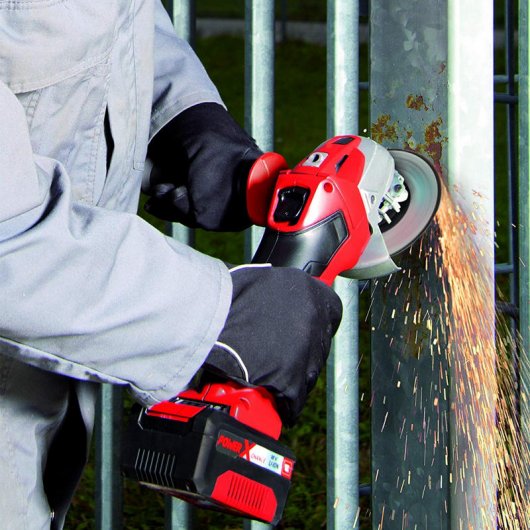 Einhell TC-AG 18/115 Li-Solo Amoladora Angular Inalámbrica 18V Rojo/Negro